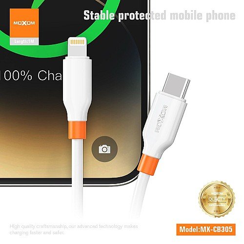 ( MOXOM MODEL: MX-CB305 ) كيبل شحن آيفون من